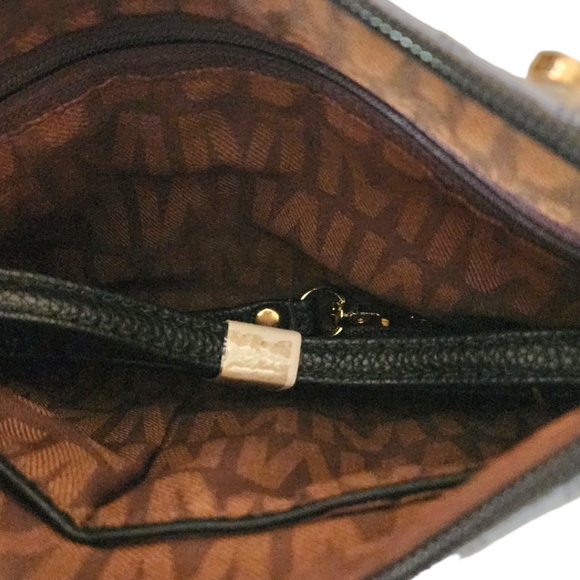 MFK Collection Helen Milan M Signature Crossbody Wristlet by Mia K. - Picture 7 of 7